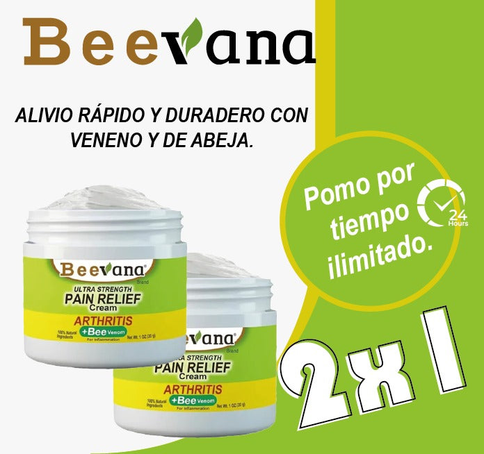 Dolor en rodillas, manos o espalda? Beevana es tu solución natural