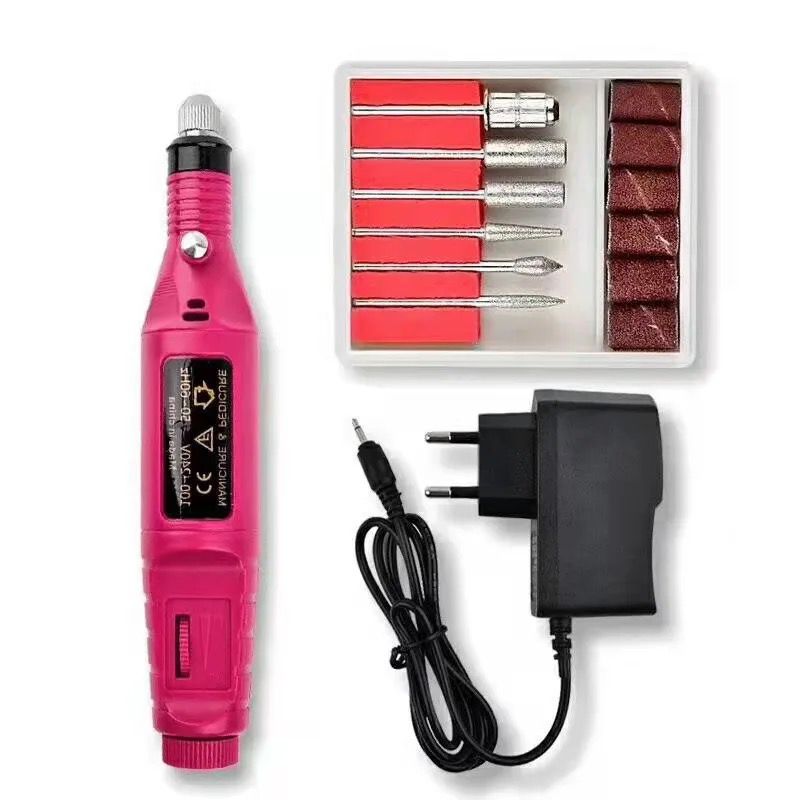 Kit Pulidor De Uñas Eléctrico Removedor