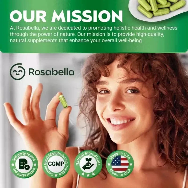 🌿 Moringa Rosabella – 60 Cápsulas de Energía, Salud y Bienestar Natural