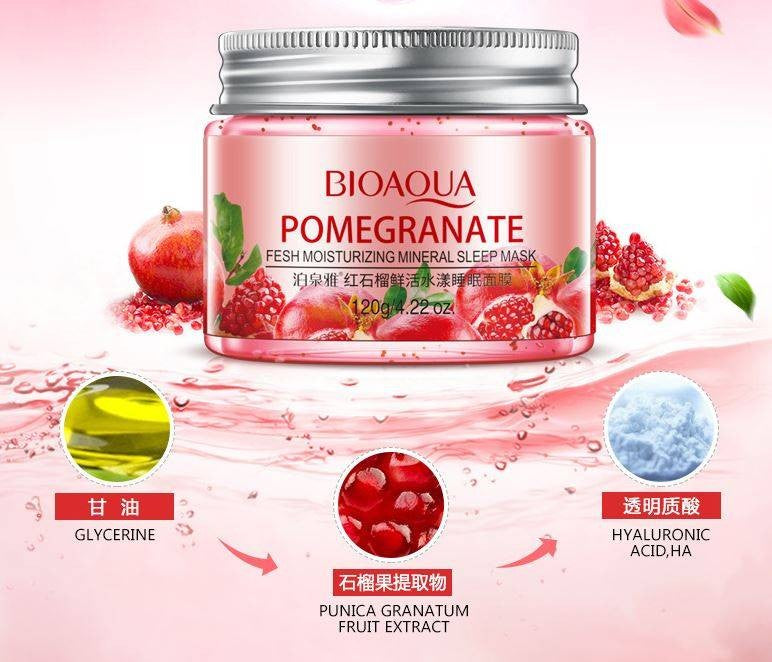 MASCARILLA DE POMEGRANATE BIOAQUA BIOTEZ