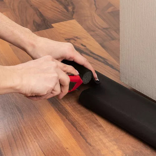 TAPON DE PUERTA 93 CM NEGRO Y CAFE